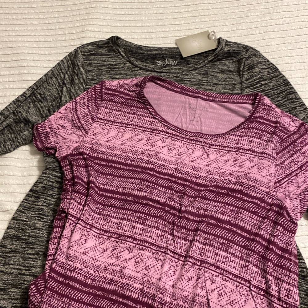 Maternity blouses a-glow